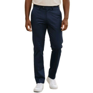 Civilianaire Men's Unhemmed Slim-Fit Japanese Cotton Chino Pants 38/36 NWT $170